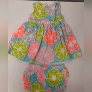Carter's 3 Month Floral Dress and Bloomers 2pc